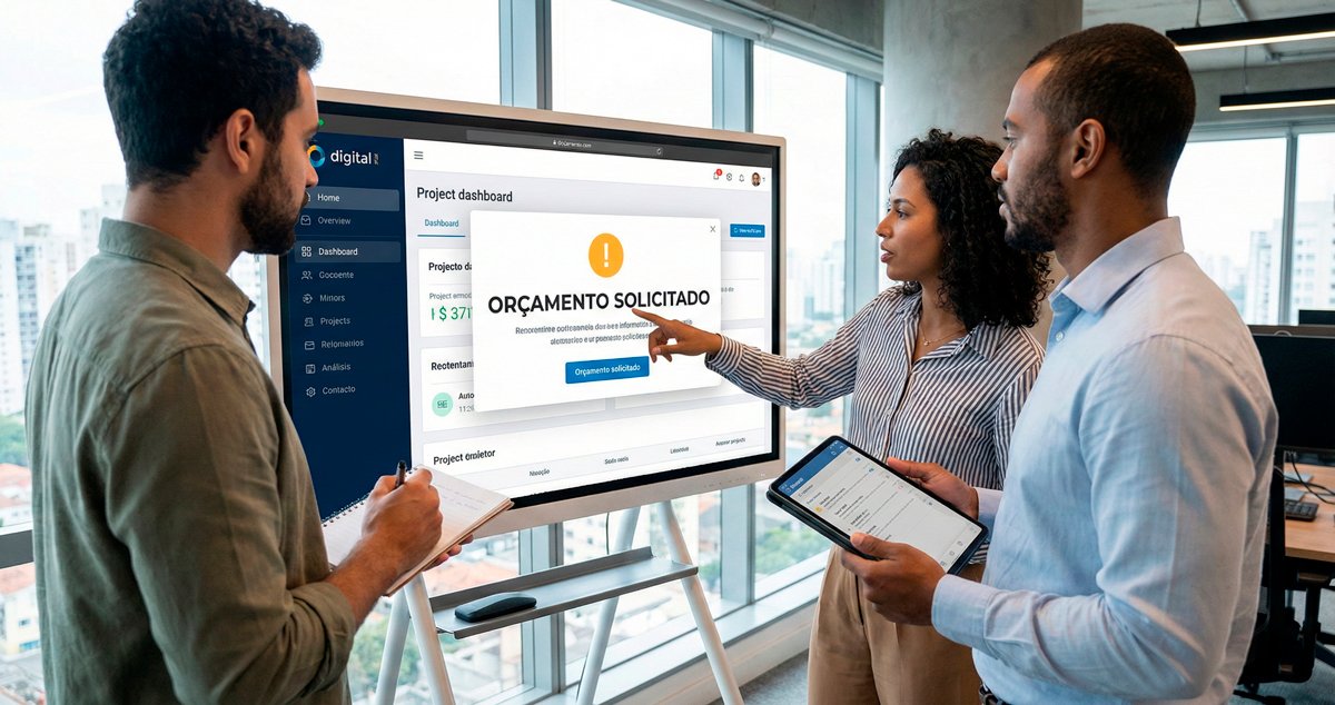 Especialistas da Catalisador marketing digital pronto recebendo um orçamento de marketing digital e atendimento personalizado.