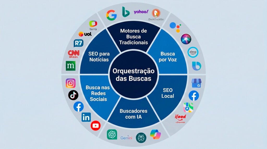 Orquestração das Buscas: como sua marca pode ser encontrada em todos os canais digitais 1 Orquestração das Buscas: como sua marca pode ser encontrada em todos os canais digitais